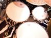 Heads Remo: Clear Emperors on toms; Powerstroke 3 on kick; Coated CS on snare Sticks: Vic Firth Signature Series
