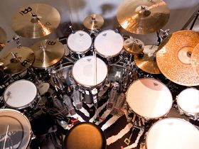 Thomas Lang and Benny Greb's drum setups in pictures