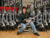 JB with Gibson's 'Oxblood' replica Les Pauls