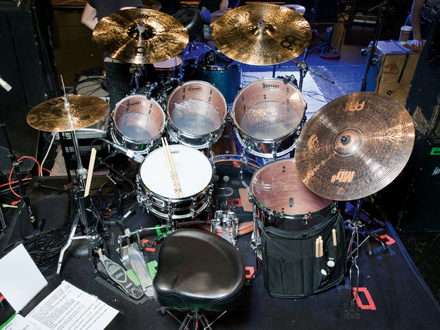 Brann Dailor's Mastodon drum setup