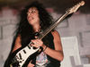 Hammet makes his guitar scream, 1986