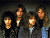 1983: The classic lineup L-R: Kirk Hammett, Cliff Burton, Lars Ulrich, James Hetfield