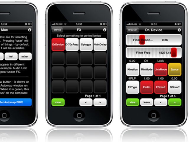 Novation Automap for iPhone