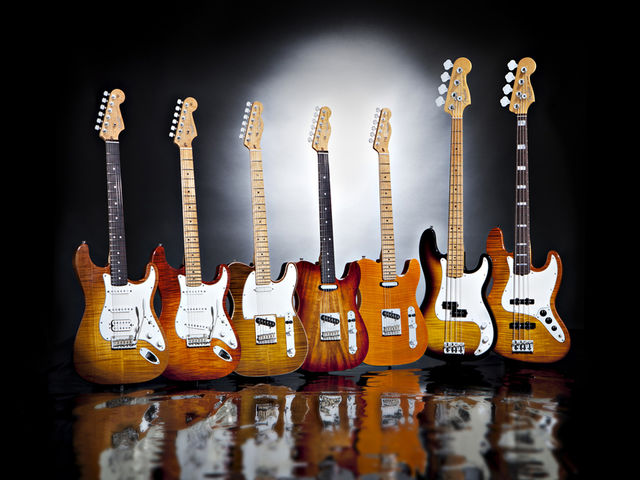 The new Fender Select Series, five guitars and two basses