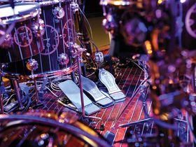 Neil Peart's Time Machine drum setup in pictures
