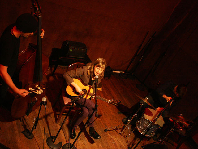 Annie Lewandowski (center) leads Powerdove. Never heard of 'em? Well, you just did!