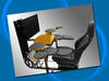 Computer desk drums