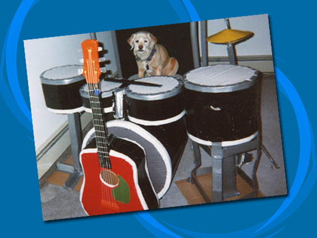 Duct tape drums