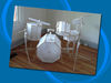 A drum set made of paper blank