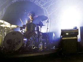 Joey Castillo's Queens Of The Stone Age drum setup in pictures