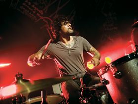 Joey Castillo's Queens Of The Stone Age drum setup in pictures