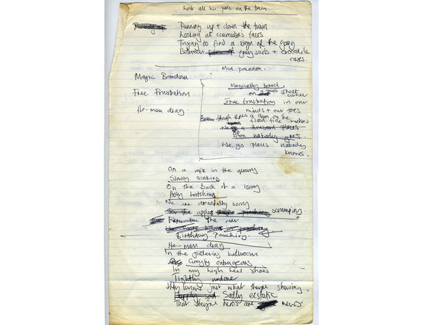 Lost All His Pals On the Train "Some more of the lyrics for '5.15'"