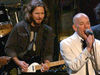 Eddie Vedder took to the stage with REM at 2007's Rock & Roll Hall of Fame Induction Dinner