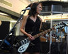 Susanna Hoffs Recording a radio session in 2009
