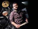 Brandon Barnes's Rise Against drum setup in pictures