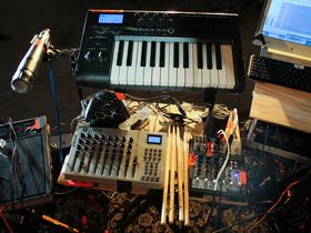 Robert DeLong's live setup in pictures