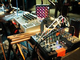 Robert DeLong's live setup in pictures