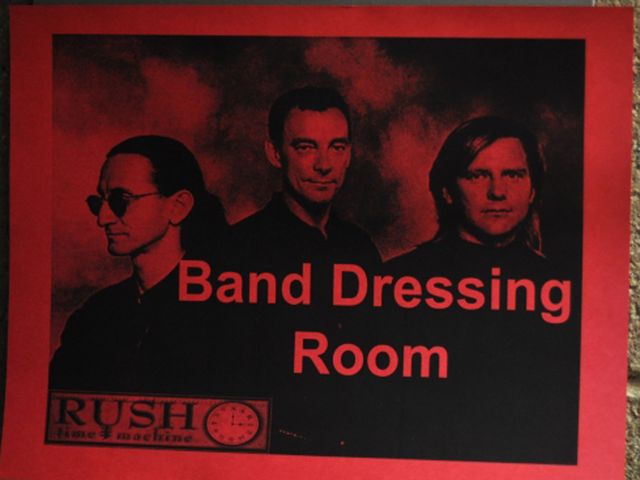 Band dressing room