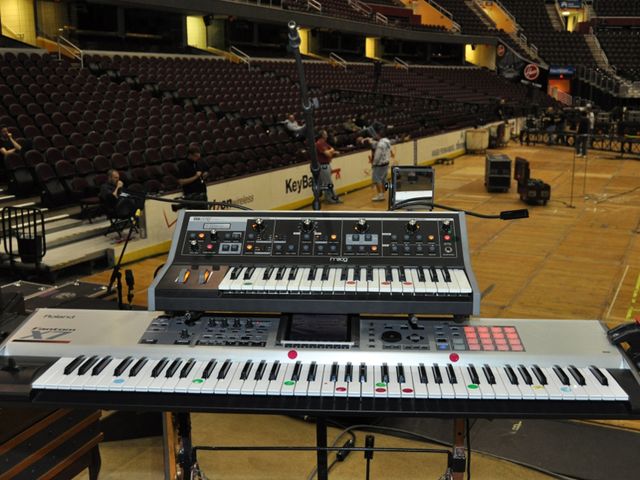 Geddy Lee's keyboards