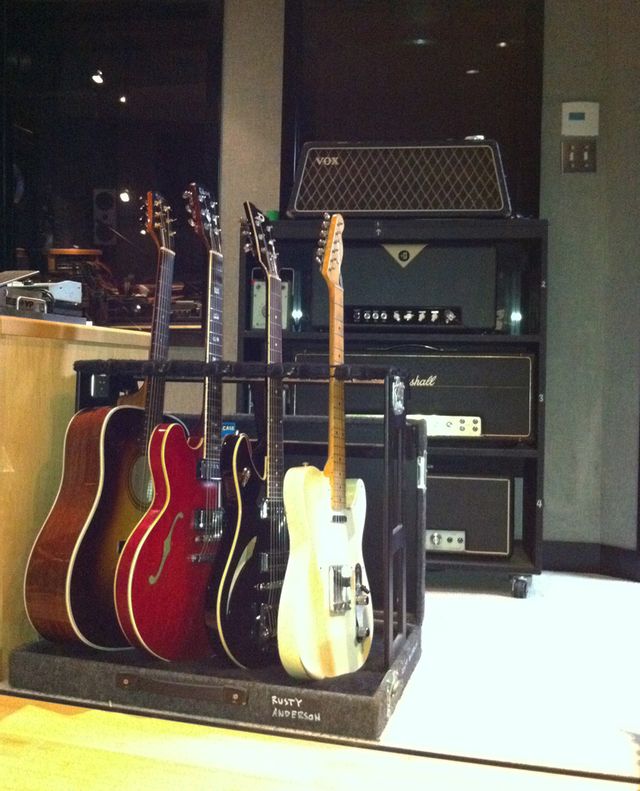 Just a few guitars and amps