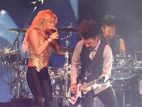 Shakira's drum setup in pictures