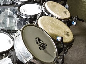 Shakira's drum setup in pictures