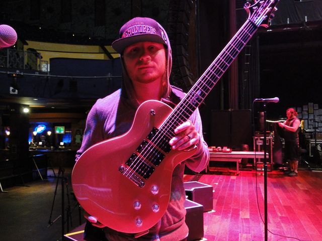VIDEO: Shinedown guitarist Zach Myers' live setup Shinedown's Zach Myers with just one of his PRS signature models