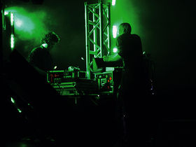 In pictures: Simian Mobile Disco's synth-loaded studio