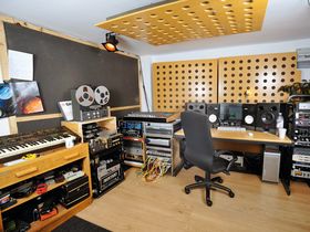 In pictures: Simian Mobile Disco's synth-loaded studio