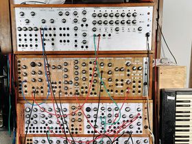 In pictures: Simian Mobile Disco's synth-loaded studio