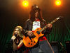 Fergie live onstage with Slash in 2008