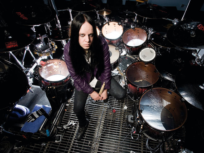 Slipknot's Joey Jordison's drum setup in pictures