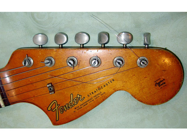 All-Star Gear: Steve Morse's Frankenstein Telecaster Steve Morse's Telecaster - headstock detail