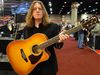 Ibanez's new Performance acoustic-electric Hoshino National Sales Manager Tom Appleton shows off the PF25ECEWCLVS...a long name for a very affordable acoustic-electric