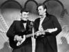 With Johnny Cash (right) in 1971