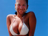 Richard James' face on a woman's bikini-clad body: the iconic Windowlicker cover art