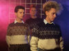 The band circa 1982 in matching sweaters