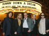 Ron Blair, Petty, director Peter Bogdanovich, Benmont Tench and Mike Campbell at the Runnin' Down A Dream doc premiere