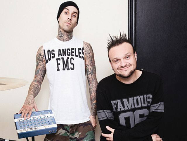Travis's drum tech Daniel Jensen