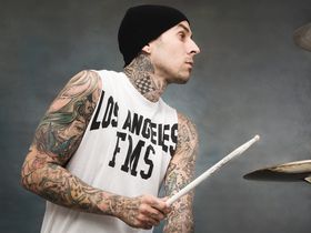 Travis Barker's drum setup: Blink-182/solo drummer's kit in pictures