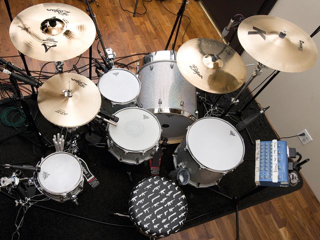 Travis Barker's Blink 182/solo kit