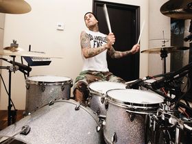 Travis Barker's drum setup: Blink-182/solo drummer's kit in pictures