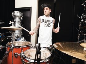 Travis Barker's drum setup: Blink-182/solo drummer's kit in pictures