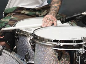 Travis Barker's drum setup: Blink-182/solo drummer's kit in pictures