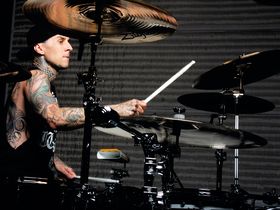 Travis Barker's Transplants drum setup in pictures