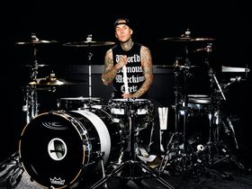 Travis Barker's Transplants drum setup in pictures