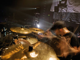 Nick Augusto's Trivium drum setup in pictures