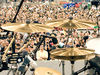 Cymbals Paiste Signature Series: 16" Power crash; 17" Power crash; 18" Power crash; 18" Full crash; 22" Power ride; 14" Heavy hi-hats