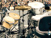 Percussion Latin Percussion tambourines and cowbell, Toca djembe
