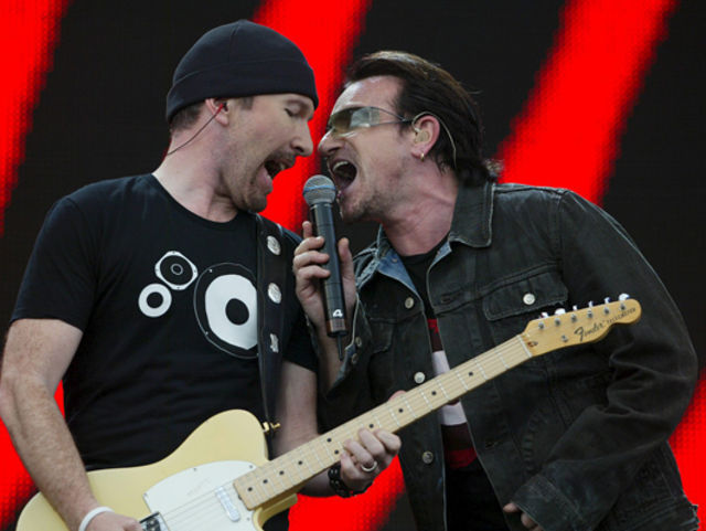 U2 open Live 8